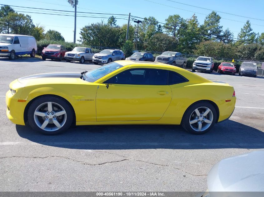 2014 Chevrolet Camaro Lt VIN: 2G1FC1E33E9146344 Lot: 40561190