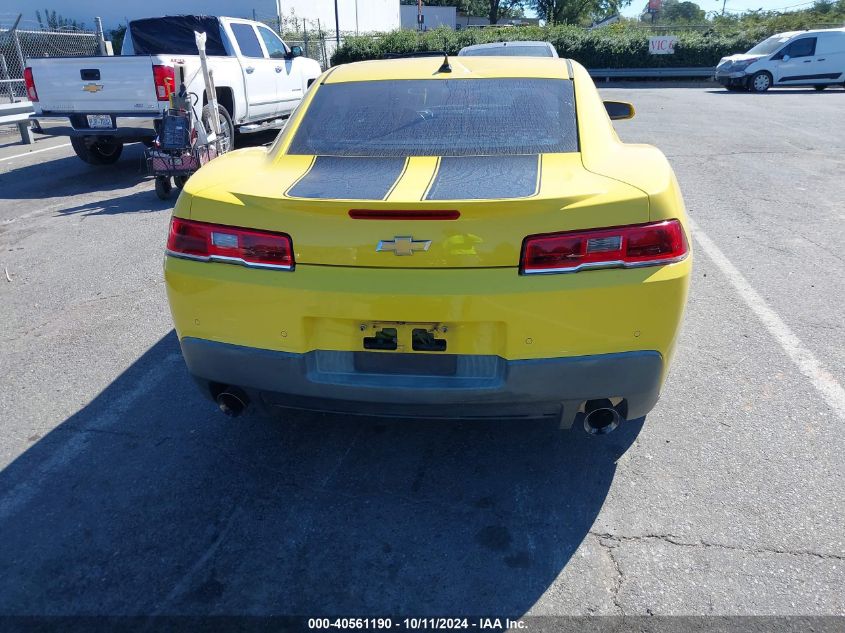 2014 Chevrolet Camaro Lt VIN: 2G1FC1E33E9146344 Lot: 40561190