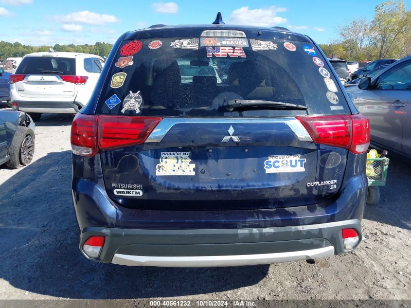 2017 Mitsubishi Outlander Se VIN: JA4AZ3A38HZ031437 Lot: 40561232