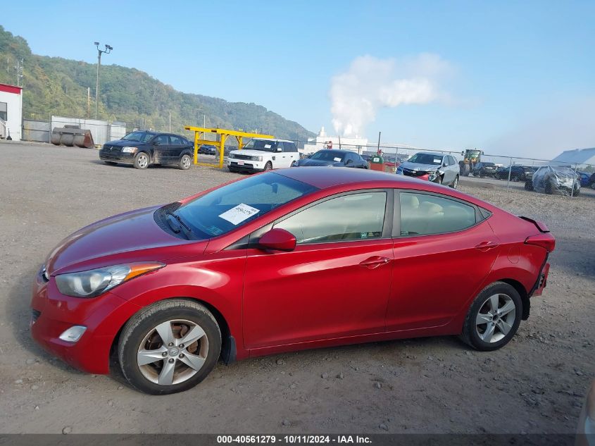 KMHDH4AEXCU417615 2012 Hyundai Elantra Gls/Limited