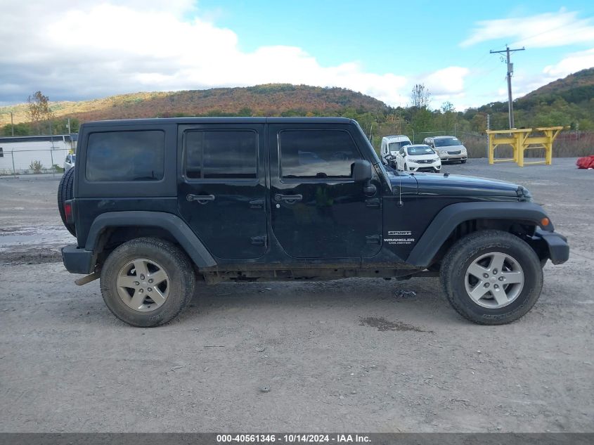 2012 Jeep Wrangler Unlimited Sport Rhd VIN: 1C4BJWKG9CL242680 Lot: 40561346