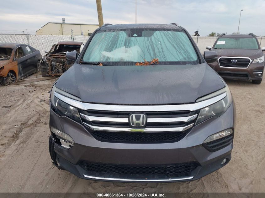 2017 Honda Pilot Touring VIN: 5FNYF5H94HB016331 Lot: 40561364