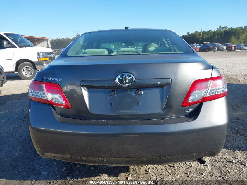 2010 Toyo Camry Le Automatic Le VIN: 4T4BF3EK6AR075154 Lot: 40561398