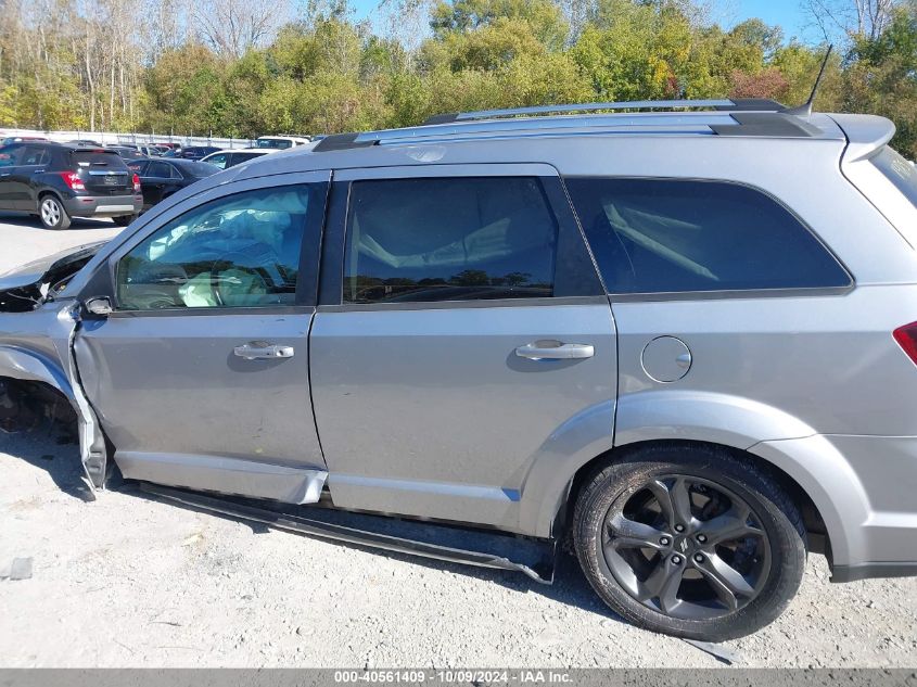 2018 Dodge Journey Crossroad Awd VIN: 3C4PDDGG1JT491485 Lot: 40561409