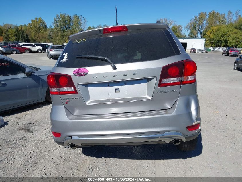 2018 Dodge Journey Crossroad Awd VIN: 3C4PDDGG1JT491485 Lot: 40561409