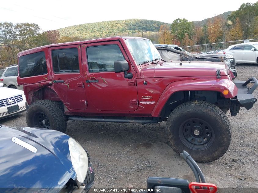 2013 Jeep Wrangler Unlimited Sahara VIN: 1C4HJWEG2DL506619 Lot: 40561413