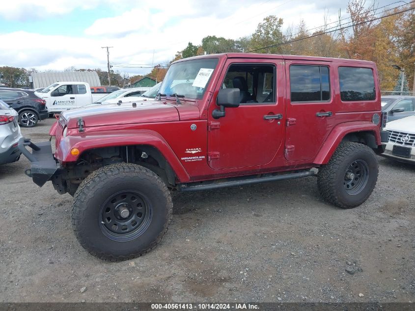 2013 JEEP WRANGLER UNLIMITED SAHARA - 1C4HJWEG2DL506619