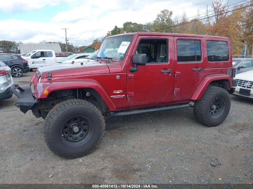 2013 Jeep Wrangler Unlimited Sahara VIN: 1C4HJWEG2DL506619 Lot: 40561413