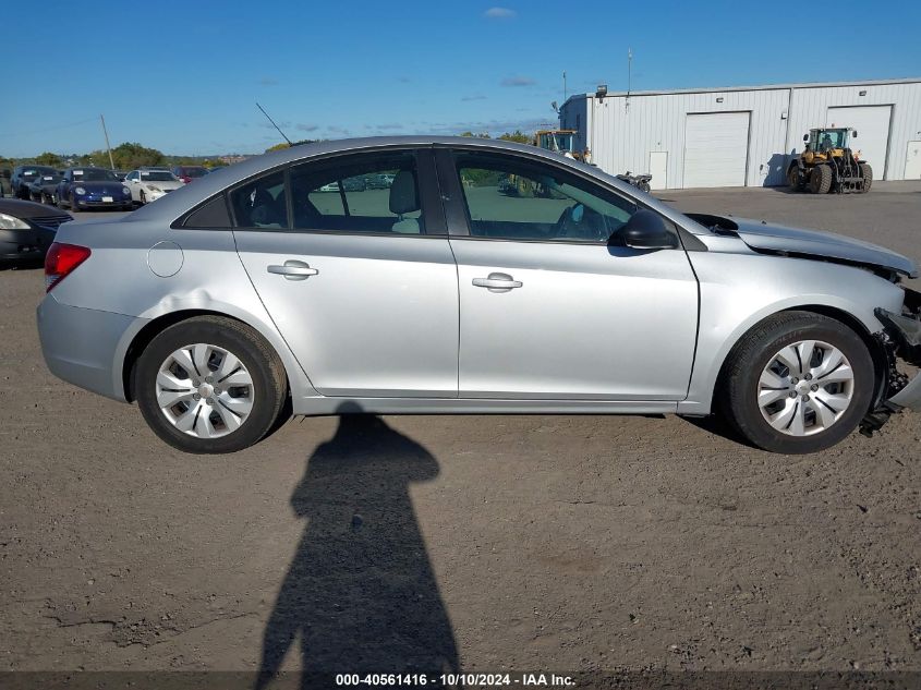 2015 Chevrolet Cruze L Manual VIN: 1G1P15SG5F7182841 Lot: 40561416