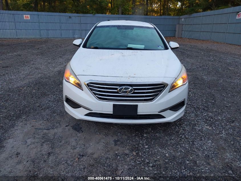 2017 Hyundai Sonata Se VIN: 5NPE24AF1HH465430 Lot: 40561475