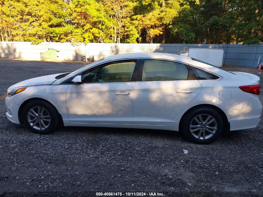 2017 Hyundai Sonata Se VIN: 5NPE24AF1HH465430 Lot: 40561475