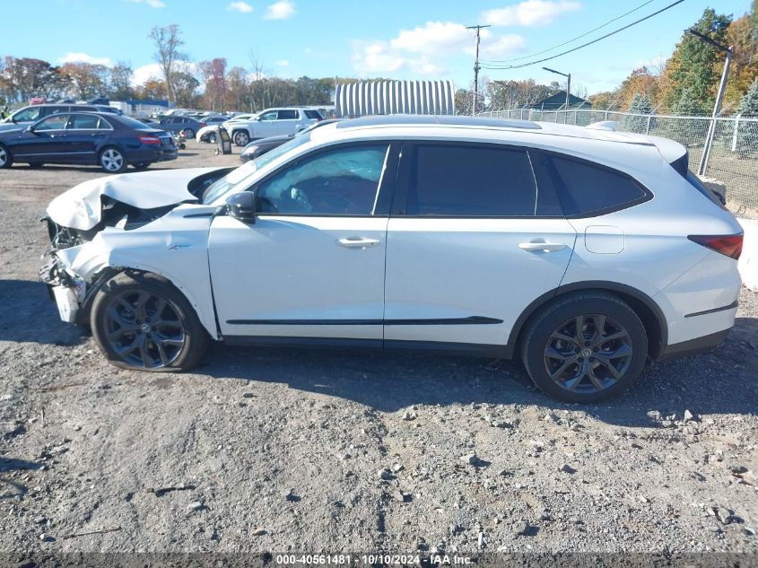 2022 Acura Mdx A-Spec Package VIN: 5J8YE1H08NL051705 Lot: 40561481