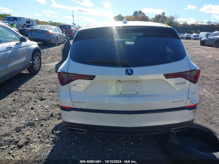 2022 Acura Mdx A-Spec Package VIN: 5J8YE1H08NL051705 Lot: 40561481