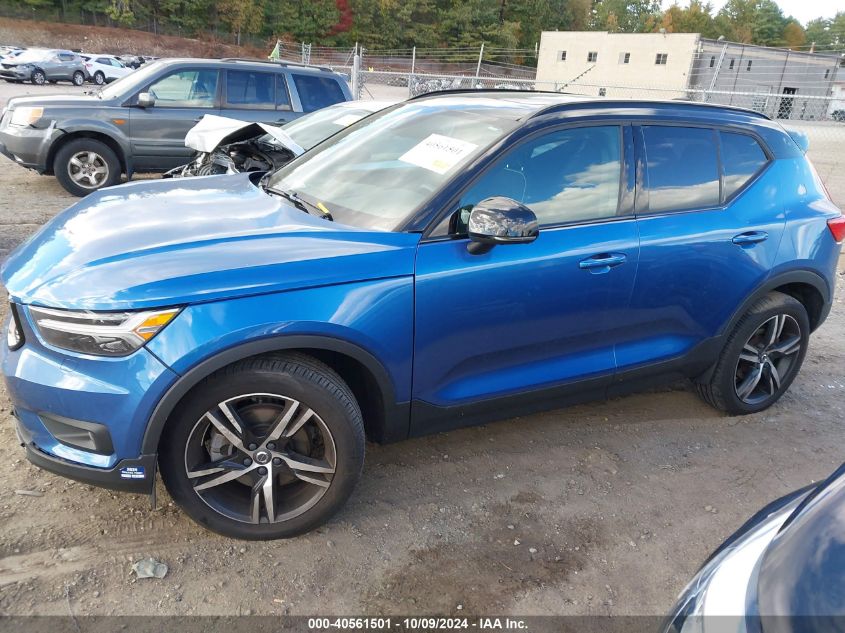 2021 Volvo Xc40 T5 R-Design VIN: YV4162UMXM2442481 Lot: 40561501