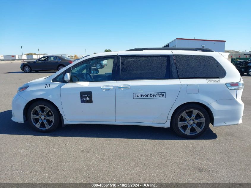 2017 Toyota Sienna Se 8 Passenger VIN: 5TDXZ3DCXHS877839 Lot: 40561510