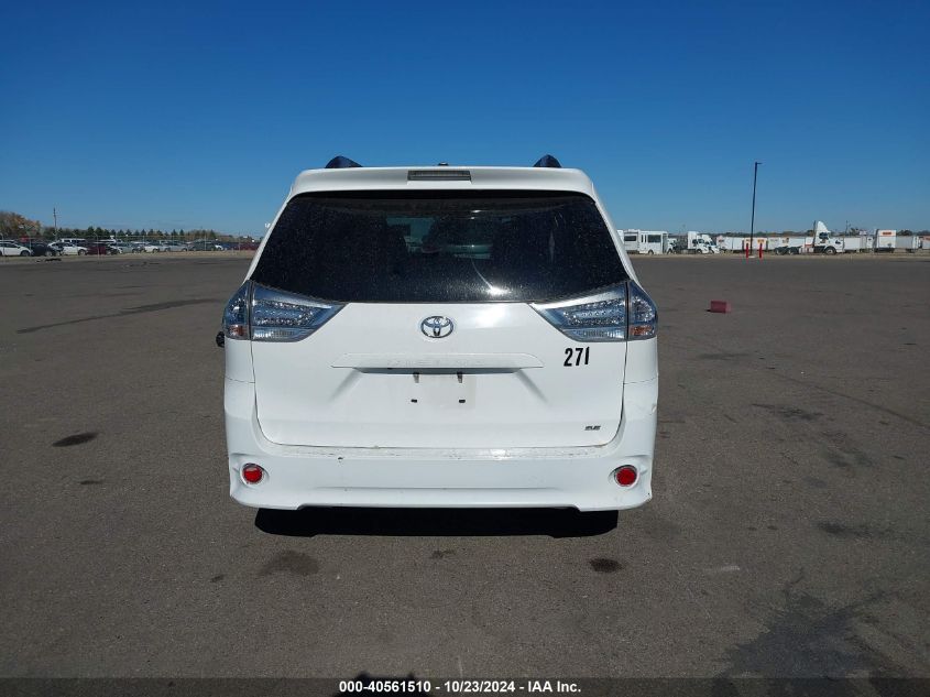 2017 Toyota Sienna Se 8 Passenger VIN: 5TDXZ3DCXHS877839 Lot: 40561510