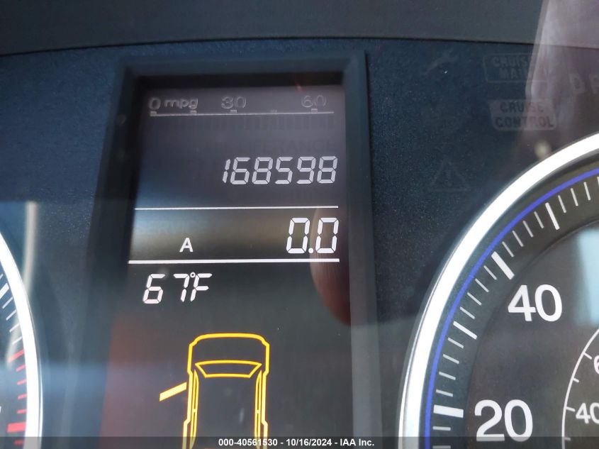 2008 Honda Cr-V Ex-L VIN: JHLRE48798C039846 Lot: 40561530