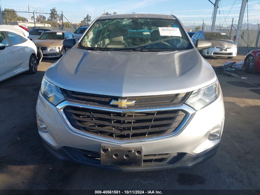 2018 Chevrolet Equinox Ls VIN: 3GNAXHEV8JS562894 Lot: 40561581