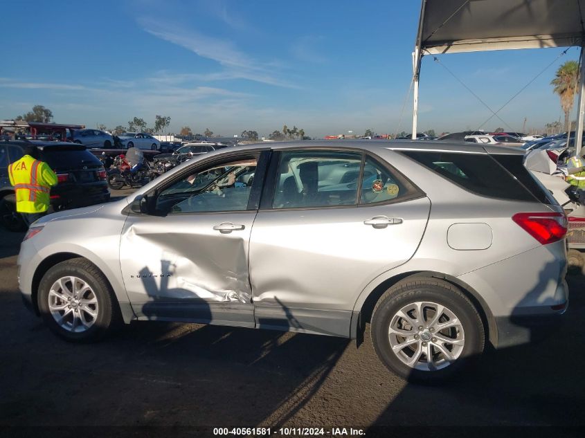 2018 Chevrolet Equinox Ls VIN: 3GNAXHEV8JS562894 Lot: 40561581