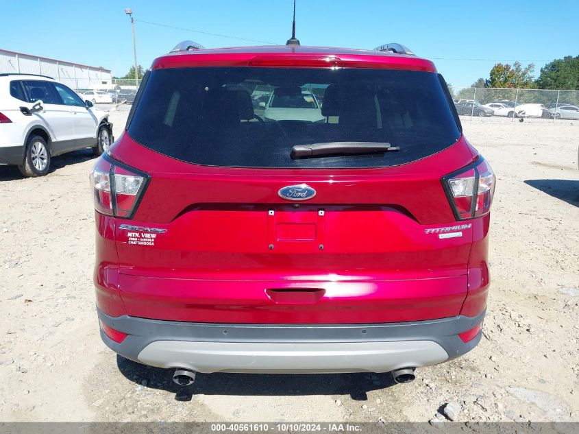 2017 Ford Escape Titanium VIN: 1FMCU0J98HUD48563 Lot: 40561610