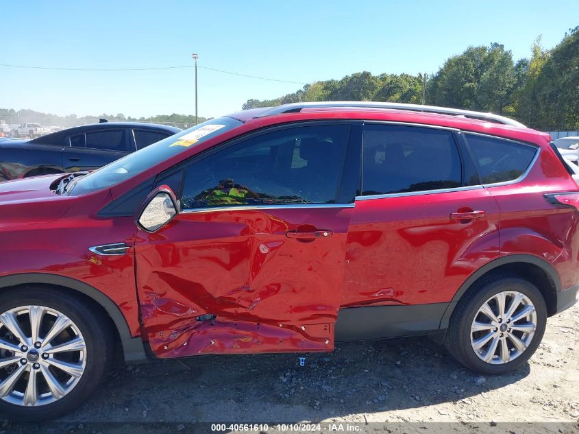 2017 Ford Escape Titanium VIN: 1FMCU0J98HUD48563 Lot: 40561610