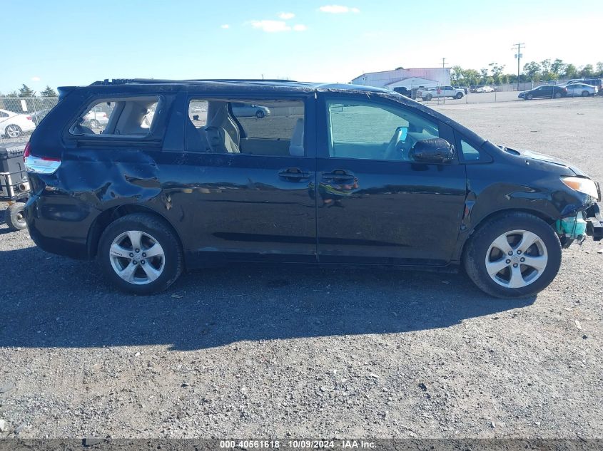 5TDKK3DC3CS234059 2012 Toyota Sienna Le V6 8 Passenger