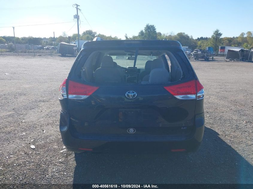 5TDKK3DC3CS234059 2012 Toyota Sienna Le V6 8 Passenger