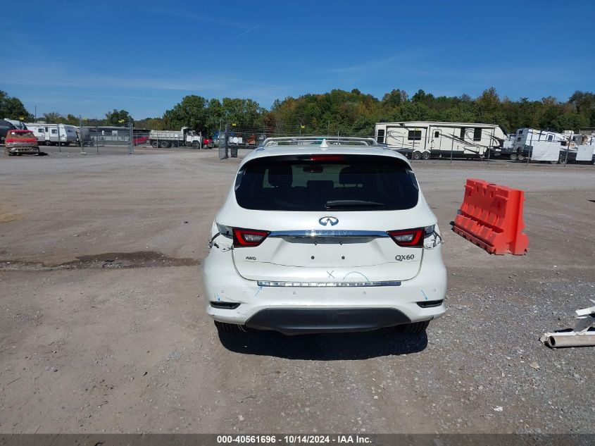 2020 Infiniti Qx60 Luxe Awd VIN: 5N1DL0MM9LC502185 Lot: 40561696