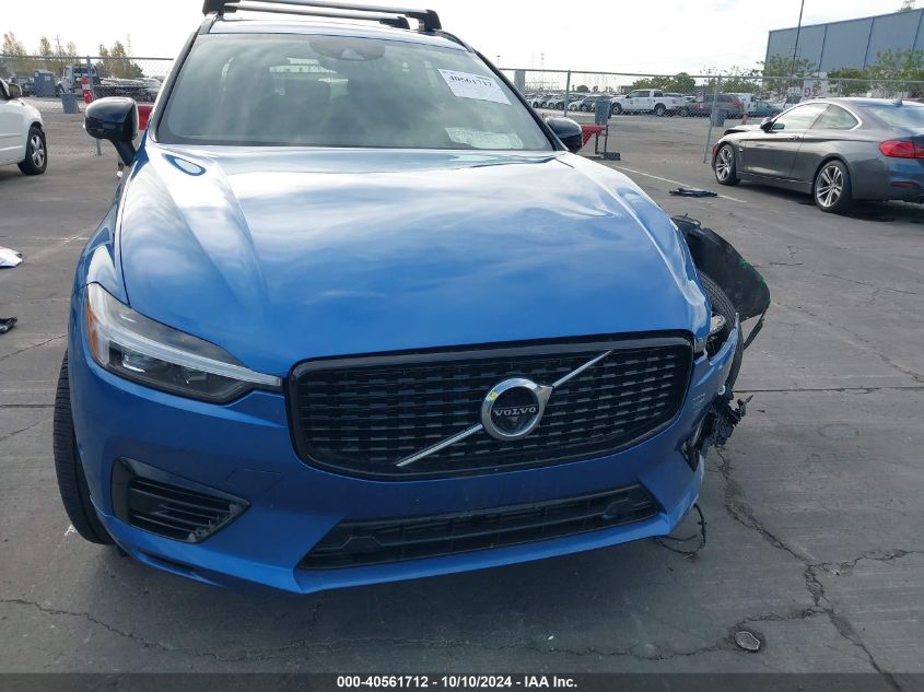 2021 Volvo Xc60 Recharge Plug-In Hybrid T8 R-Design VIN: YV4BR0DM9M1851562 Lot: 40561712