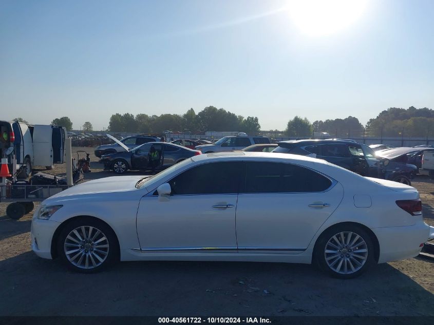 2014 Lexus Ls 460 L VIN: JTHDL5EF4E5006587 Lot: 40561722