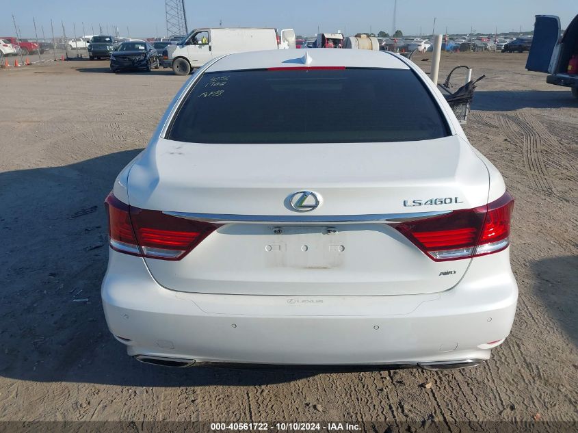 2014 Lexus Ls 460 L VIN: JTHDL5EF4E5006587 Lot: 40561722