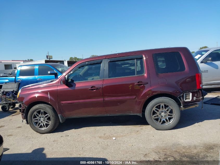 2013 Honda Pilot Ex-L VIN: 5FNYF3H54DB037627 Lot: 40561765