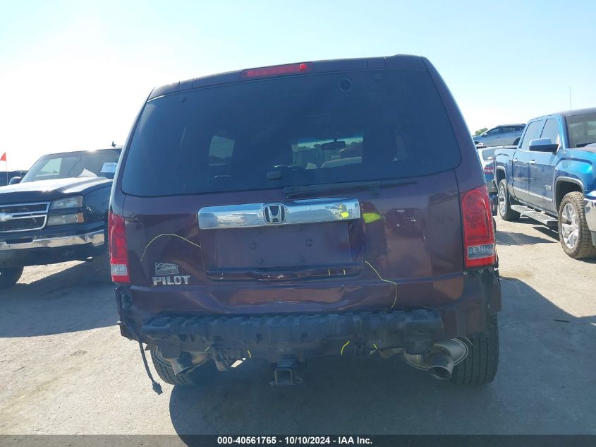 2013 Honda Pilot Ex-L VIN: 5FNYF3H54DB037627 Lot: 40561765