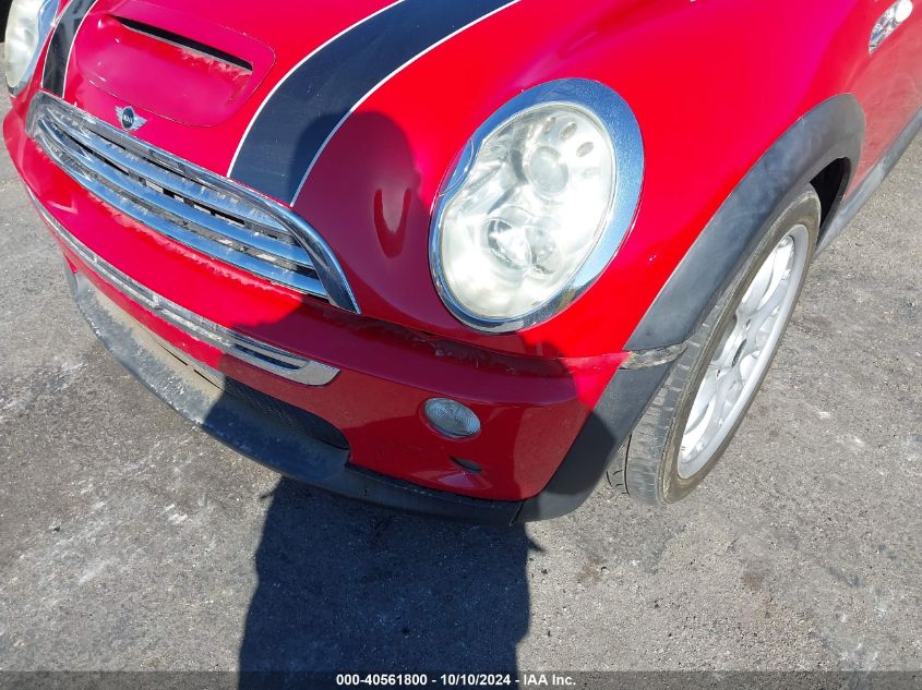 2006 Mini Cooper S VIN: WMWRE33506TL23146 Lot: 40561800