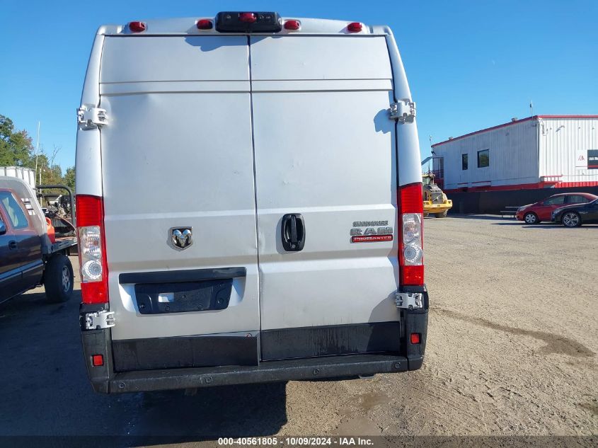 2021 Ram Promaster 3500 Cargo Van High Roof 159 Wb Ext VIN: 3C6MRVJG3ME558218 Lot: 40561805