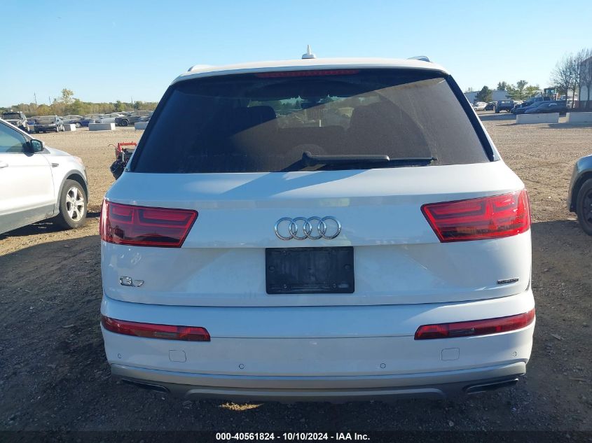 2019 Audi Q7 45 Premium VIN: WA1AHAF77KD037575 Lot: 40561824