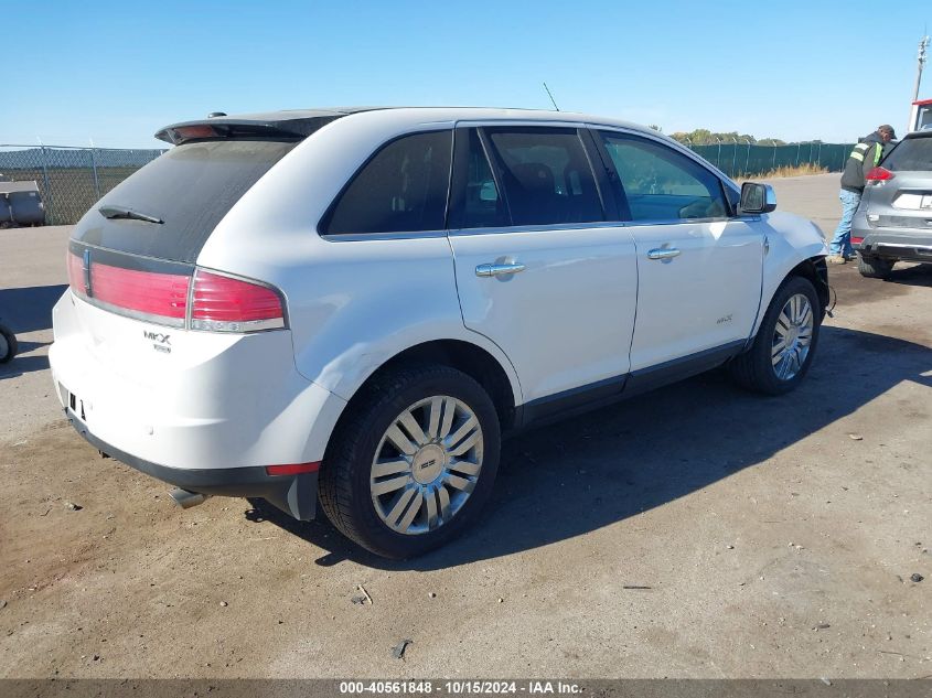 2010 Lincoln Mkx VIN: 2LMDJ8JC8ABJ14205 Lot: 40561848