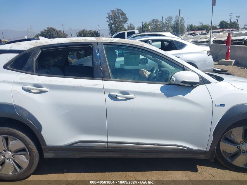 2019 Hyundai Kona Ev Ultimate VIN: KM8K53AG6KU037892 Lot: 40561884