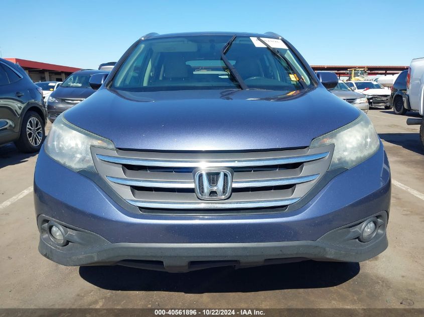 2013 Honda Cr-V Ex-L VIN: 2HKRM3H72DH504699 Lot: 40561896