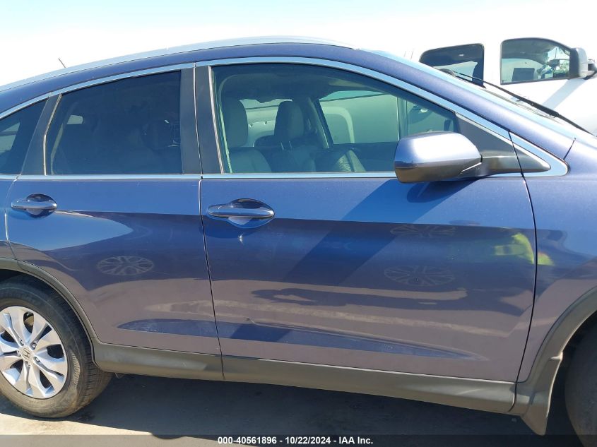 2013 Honda Cr-V Ex-L VIN: 2HKRM3H72DH504699 Lot: 40561896