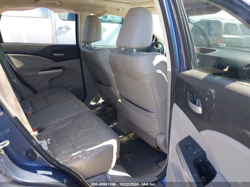 2013 Honda Cr-V Ex-L VIN: 2HKRM3H72DH504699 Lot: 40561896