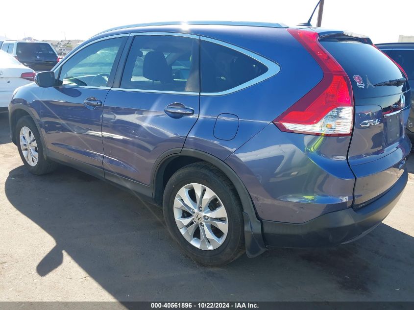 2013 Honda Cr-V Ex-L VIN: 2HKRM3H72DH504699 Lot: 40561896