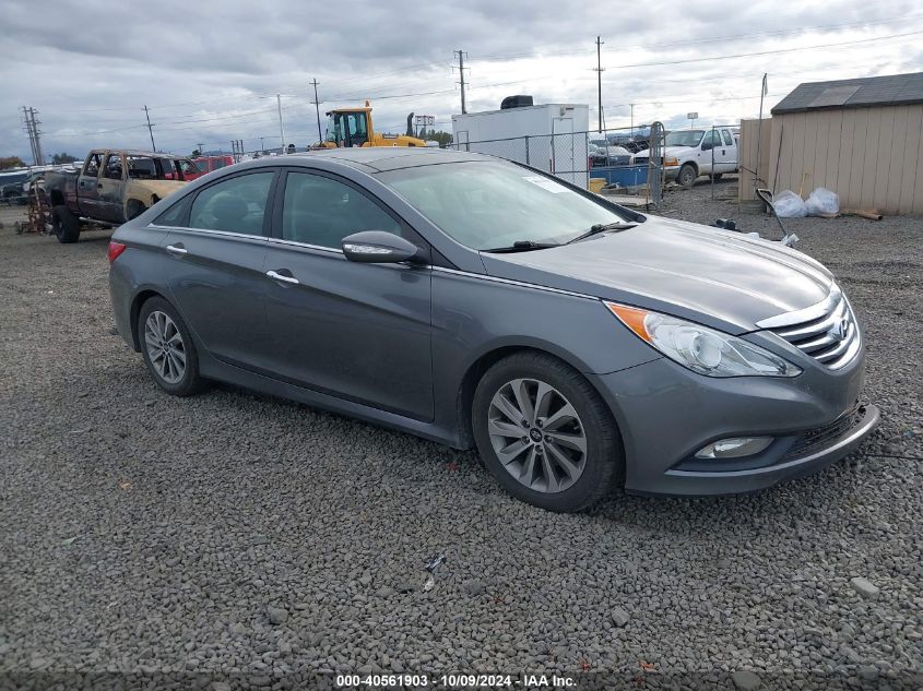 VIN 5NPEC4AC2EH837601 2014 HYUNDAI SONATA no.1