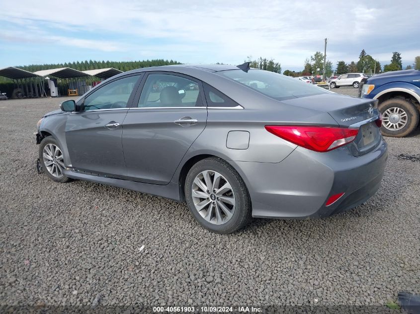 VIN 5NPEC4AC2EH837601 2014 HYUNDAI SONATA no.3