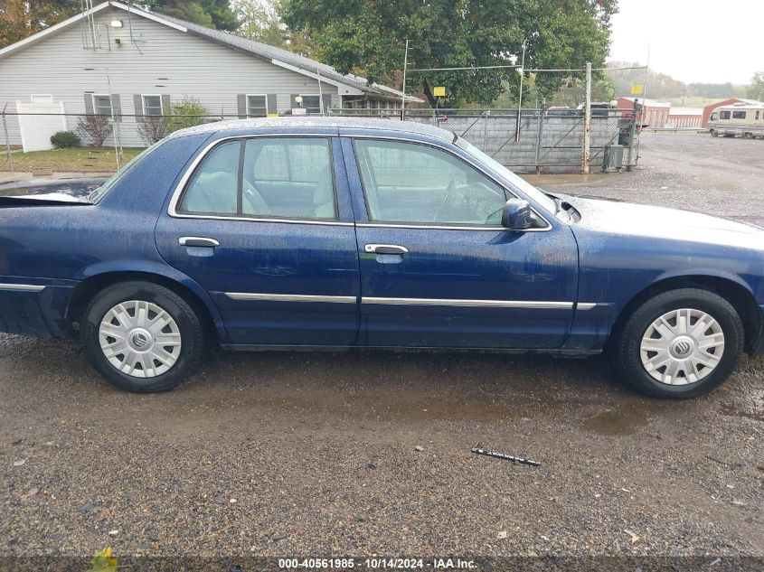 2005 Mercury Grand Marquis Gs VIN: 2MEFM74W35X614635 Lot: 40561985