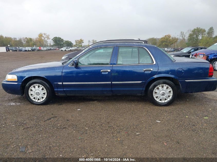 2005 Mercury Grand Marquis Gs VIN: 2MEFM74W35X614635 Lot: 40561985