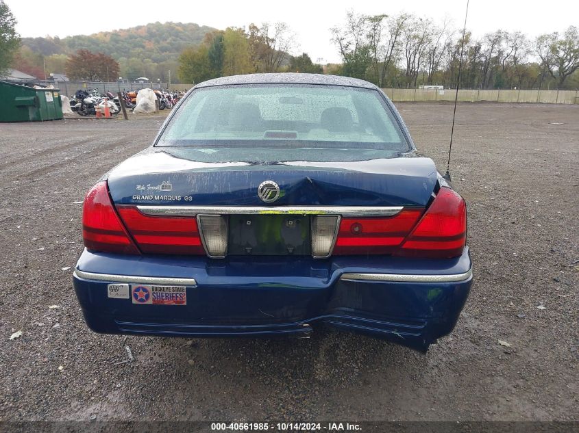 2005 Mercury Grand Marquis Gs VIN: 2MEFM74W35X614635 Lot: 40561985