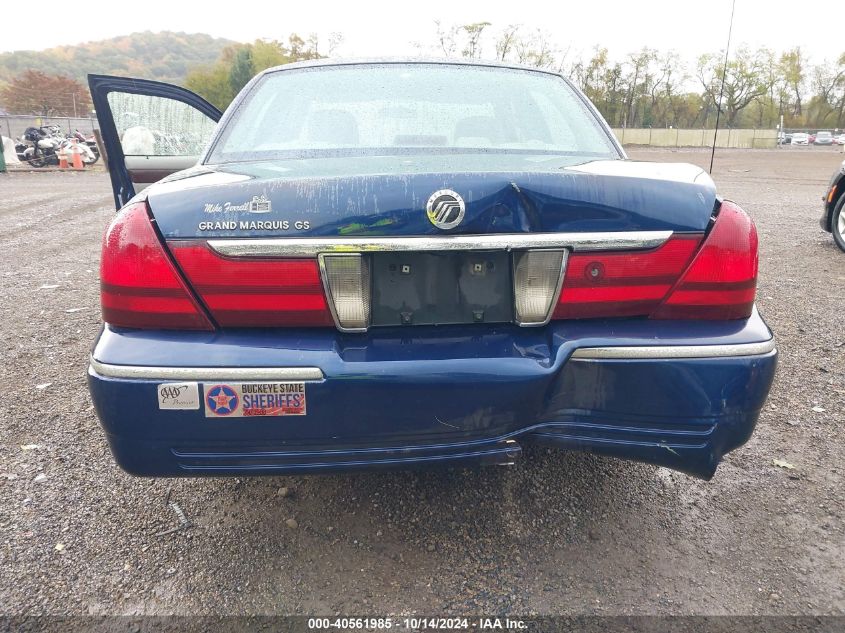 2005 Mercury Grand Marquis Gs VIN: 2MEFM74W35X614635 Lot: 40561985