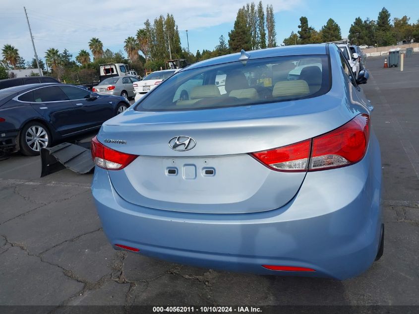 KMHDH4AE6DU503831 2013 Hyundai Elantra Gls