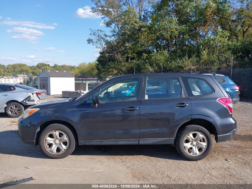 2014 Subaru Forester 2.5I VIN: JF2SJAAC7EH444054 Lot: 40562024